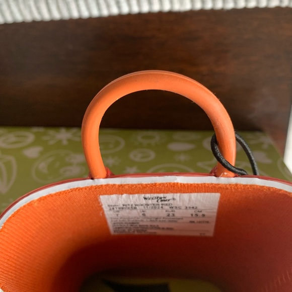 Western Chief Kids' Fun Ritz Rooster Boots - Red and Yellow - Picture 4 of 4